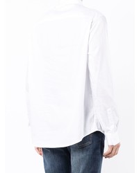 Armani Exchange Logo Placket Long Sleeved Shirt