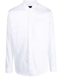 Armani Exchange Logo Placket Long Sleeved Shirt