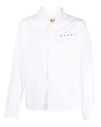 Marni Logo Print Button Up Shirt