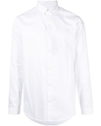 Armani Exchange Logo Print Collared Shirt