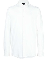 Emporio Armani Logo Print Long Sleeved Shirt