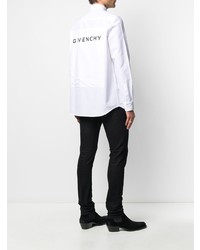 Givenchy Logo Print Oxford Shirt