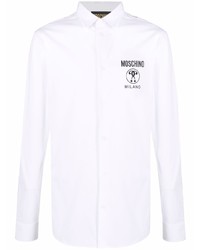 Moschino Logo Print Oxford Shirt