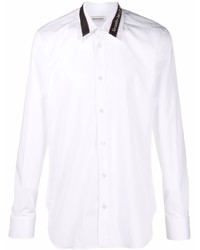 Alexander McQueen Logo Tape Long Sleeve Shirt