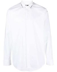 Karl Lagerfeld Logo Trim Long Sleeve Shirt