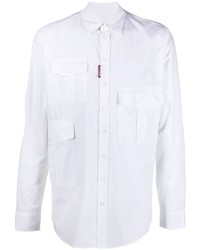 DSQUARED2 Long Sleeve Button Fastening Shirt