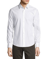 Vince Long Sleeve Button Front Shirt White