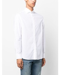 Brunello Cucinelli Long Sleeve Buttoned Cotton Shirt