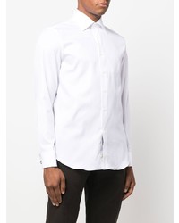 Canali Long Sleeve Buttoned Shirt