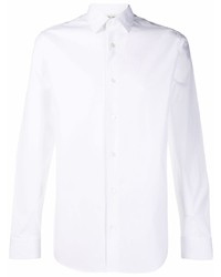 Ermenegildo Zegna Long Sleeve Cotton Blend Shirt
