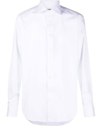 Canali Long Sleeve Poplin Shirt
