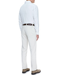 Ermenegildo Zegna Long Sleeve Shirt White