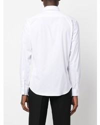 Roberto Cavalli Long Sleeve Stretch Cotton Shirt