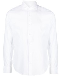 Fedeli Long Sleeve Stretch Cotton Shirt