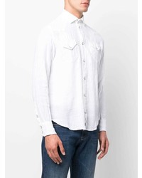 Eleventy Long Sleeve Texas Shirt