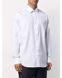 Canali Long Sleeved Cotton Shirt