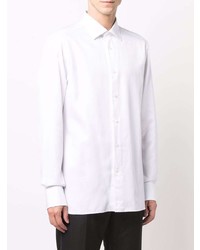 Ermenegildo Zegna Long Sleeved Cotton Shirt