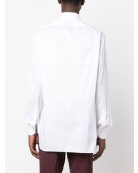 Kiton Long Sleeved Cotton Shirt