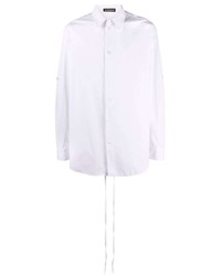 Ann Demeulemeester Long Sleeved Cotton Shirt