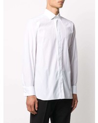 Ermenegildo Zegna Long Sleeved Plain Shirt