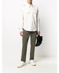 Helmut Lang Long Sleeved Strappy Shirt