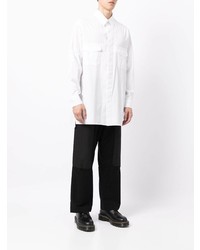 Yohji Yamamoto Longline Cotton Shirt