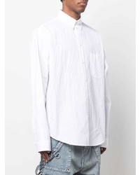 Balenciaga Longsleeved Oversized Cotton Shirt
