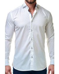 Maceoo Elegance Textured Long Sleeve Regular Fit Shirt