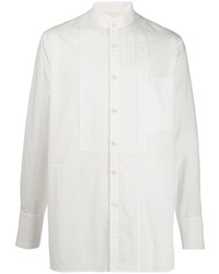 Ziggy Chen Mandarin Collar Cotton Shirt