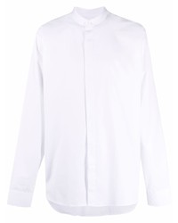 Balmain Mandarin Collar Long Sleeve Shirt