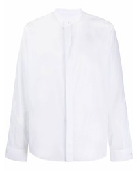 Les Hommes Mandarin Collar Shirt