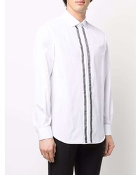 DSQUARED2 Metallic Stripe Long Sleeve Shirt