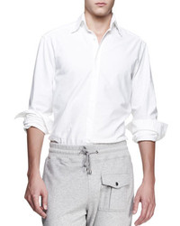 Michael Bastian Long Sleeve Lucky Shirt White Michl Bastian