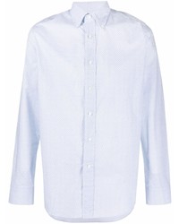 Canali Micro Pattern Cotton Shirt