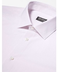 Zegna Micro Stripe Long Sleeve Shirt