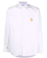 Billionaire Milano Crest Long Sleeve Cotton Shirt