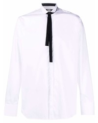 Karl Lagerfeld Neck Tie Cotton Shirt