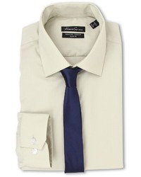 Kenneth Cole New York Ls Slimfit Non Iron Solid Dress Shirt