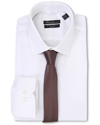 Kenneth Cole New York Ls Slimfit Non Iron Solid Dress Shirt