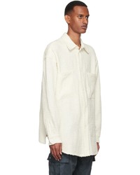 Faith Connexion Off White Cotton Shirt