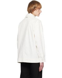 System Off White Lace Up Shirt