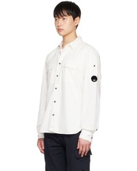 C.P. Company Off White Long Sleeve Shirt