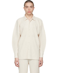Homme Plissé Issey Miyake Off White Monthly Color April Shirt