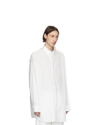 Maison Margiela Off White Nylon Overfit Shirt