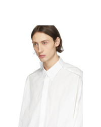Maison Margiela Off White Nylon Overfit Shirt