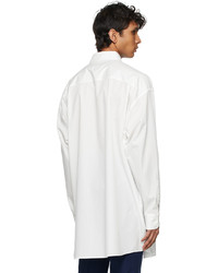Maison Margiela Off White Oversized Poplin Shirt