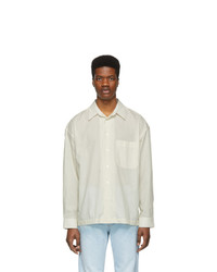 Golden Goose Off White Striped Anthony Shirt