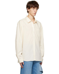 Peter Do Off White Twisted Shirt