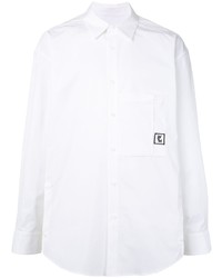 Wooyoungmi Oversized Cotton Logo Shirt
