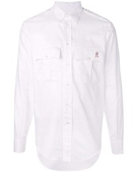 Gucci Oxford Shirt With Piglet Embroidery
